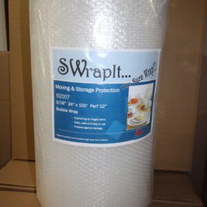 0.1875 Inch X 24 Inch X 100 Perf 12 Inch Bubble Wrap