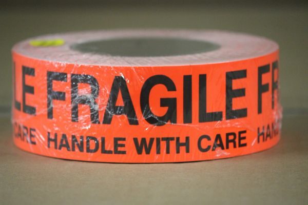 Fragile Handle With Care Bright Labels 500 Labels Roll